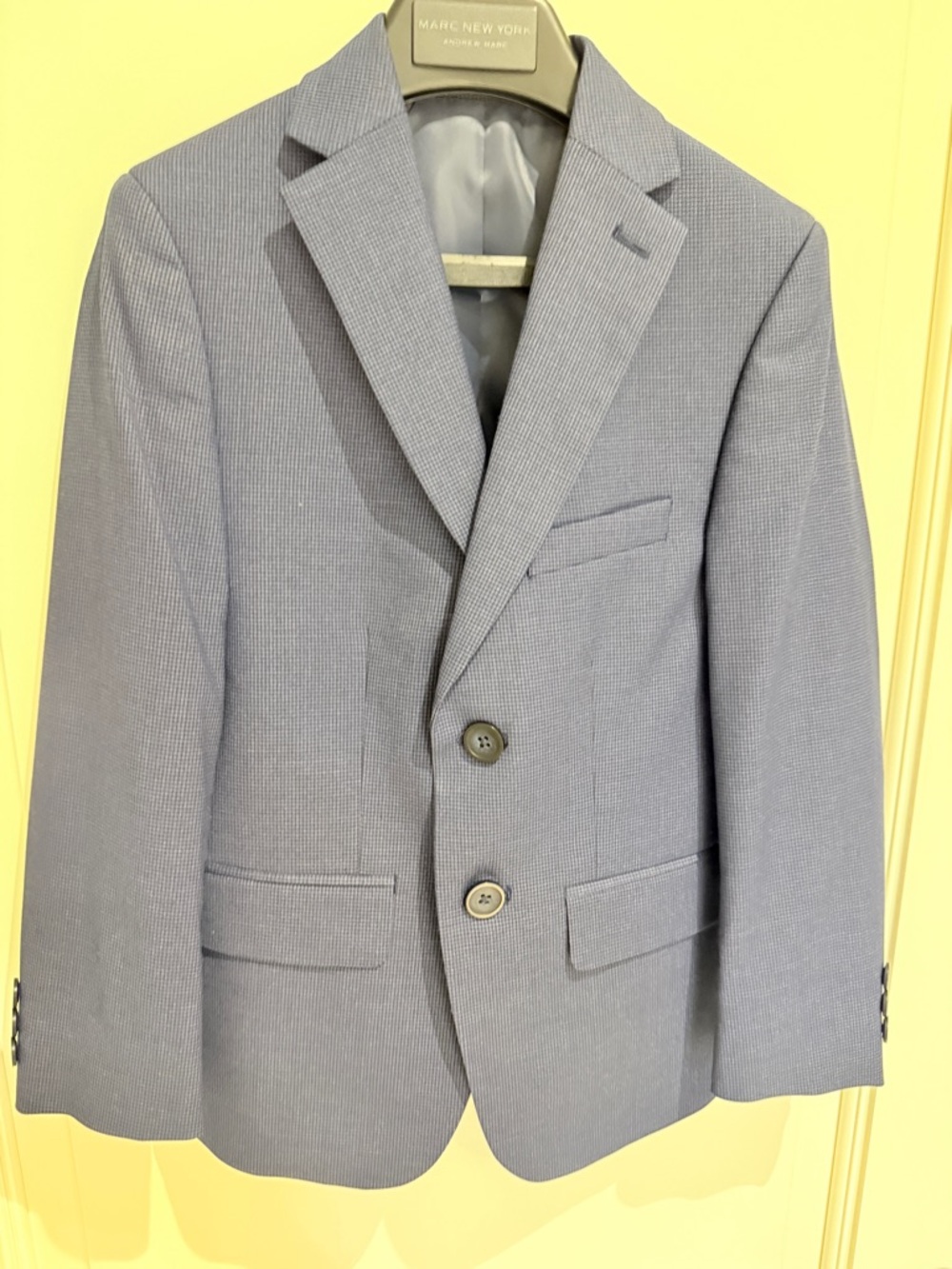 Marc New York Navy boys suit size 8 skinny